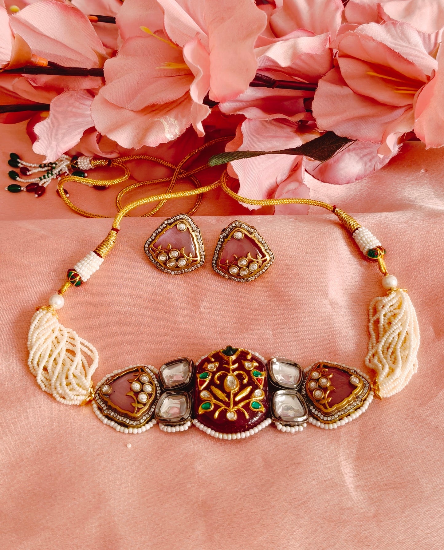 Rajwadi Choker Necklace