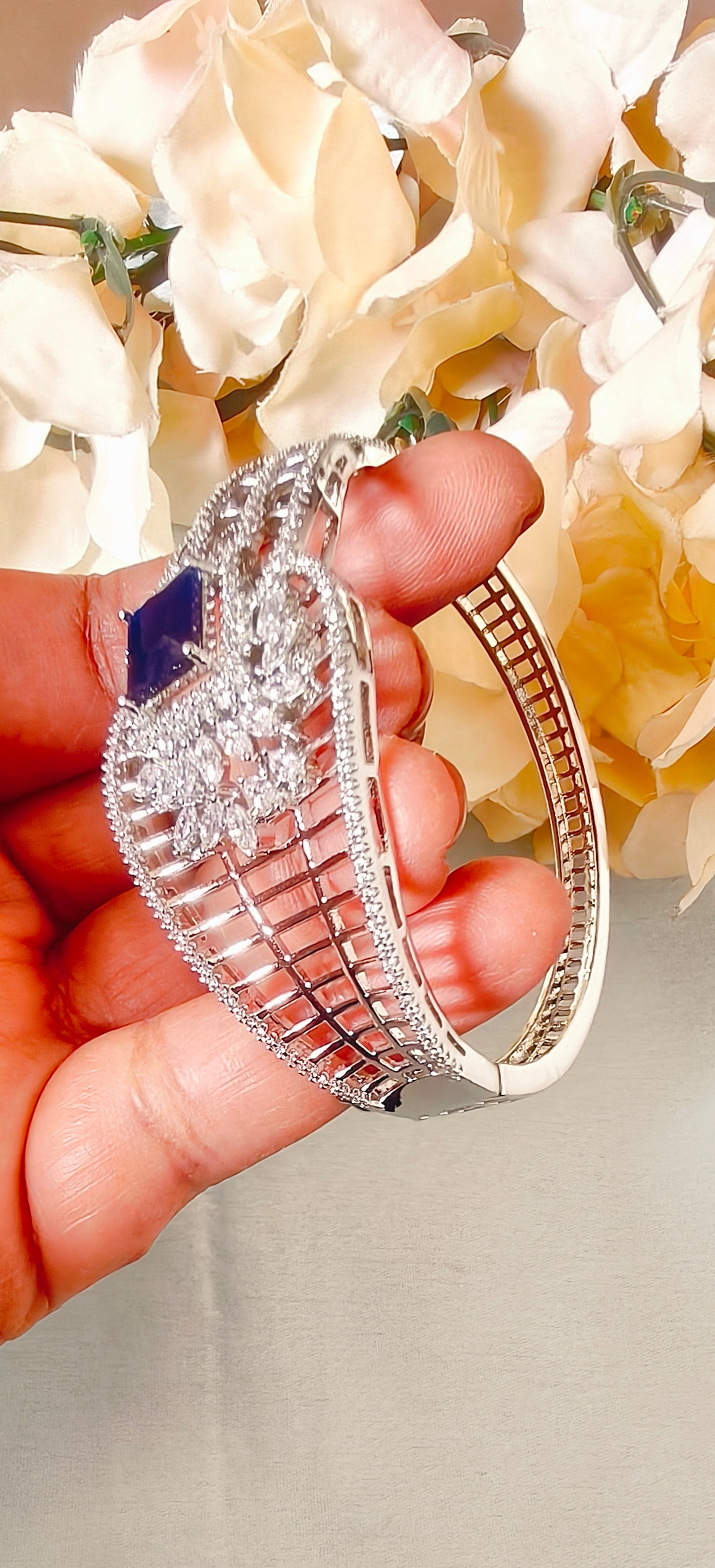 Blue American Diamond Bracelet