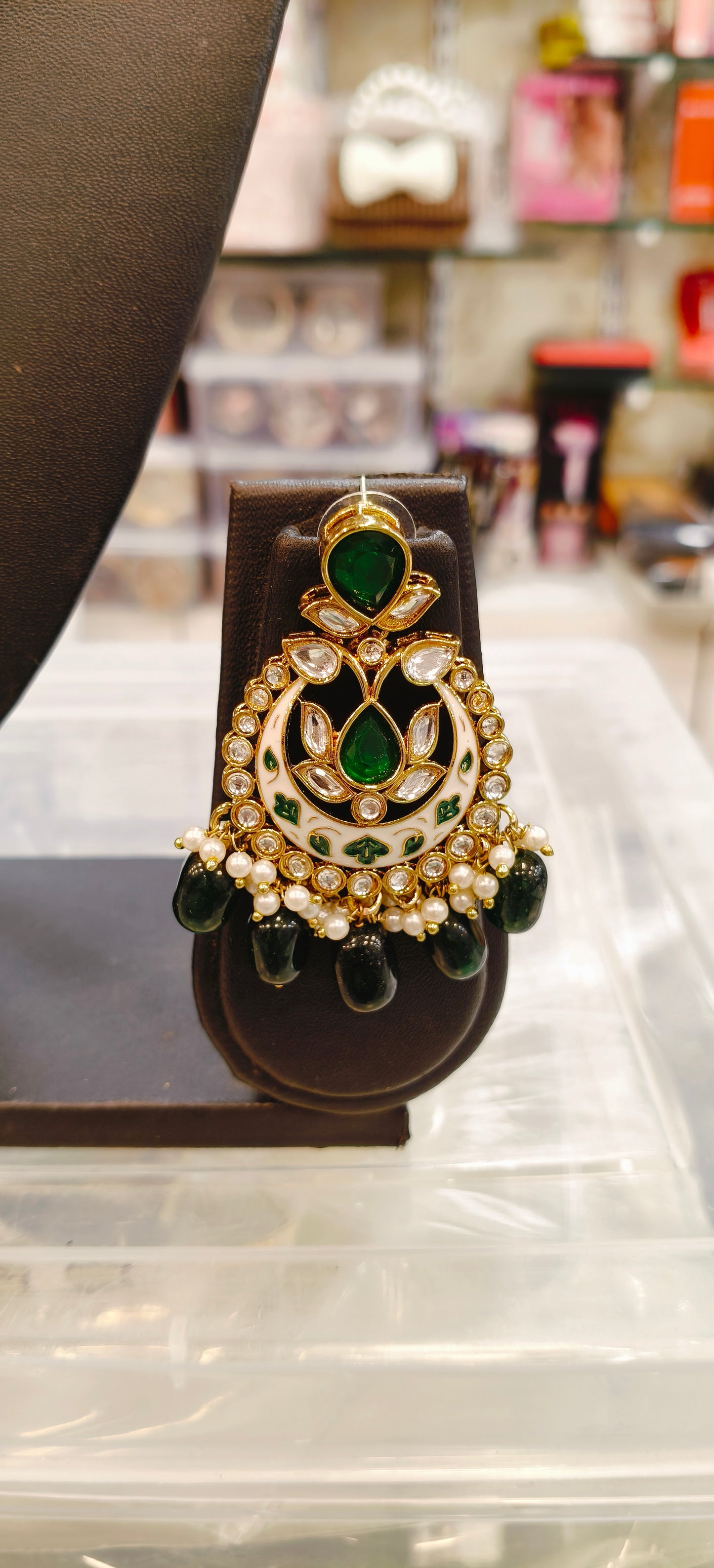 Long Meenakari Kundan Necklace Set