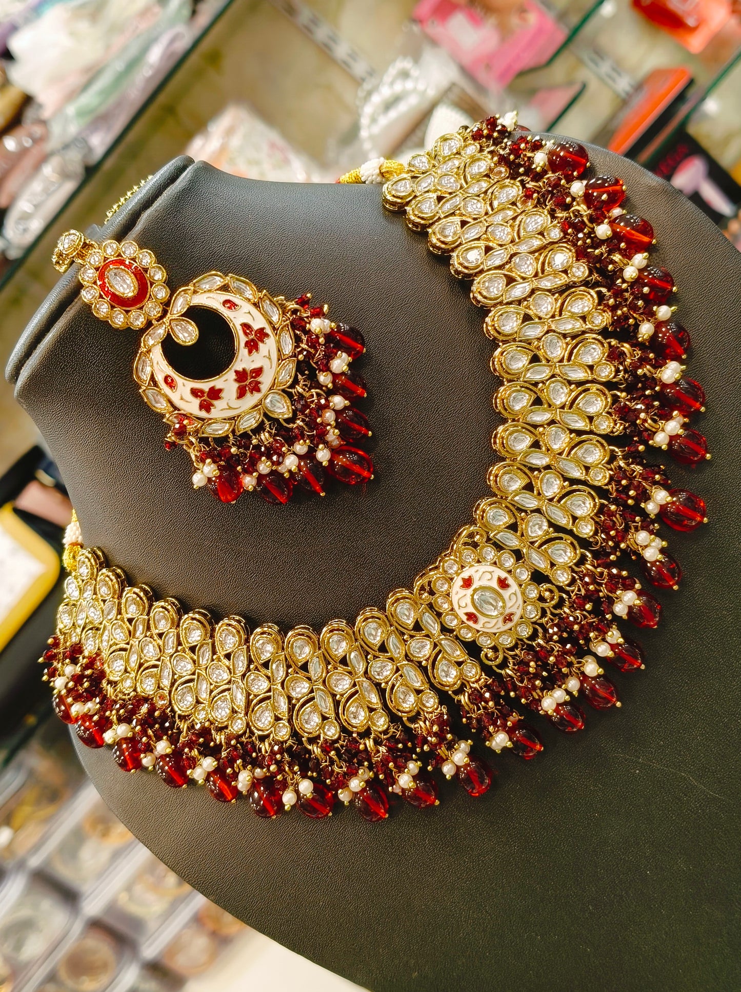 Meenakari Kundan Necklace