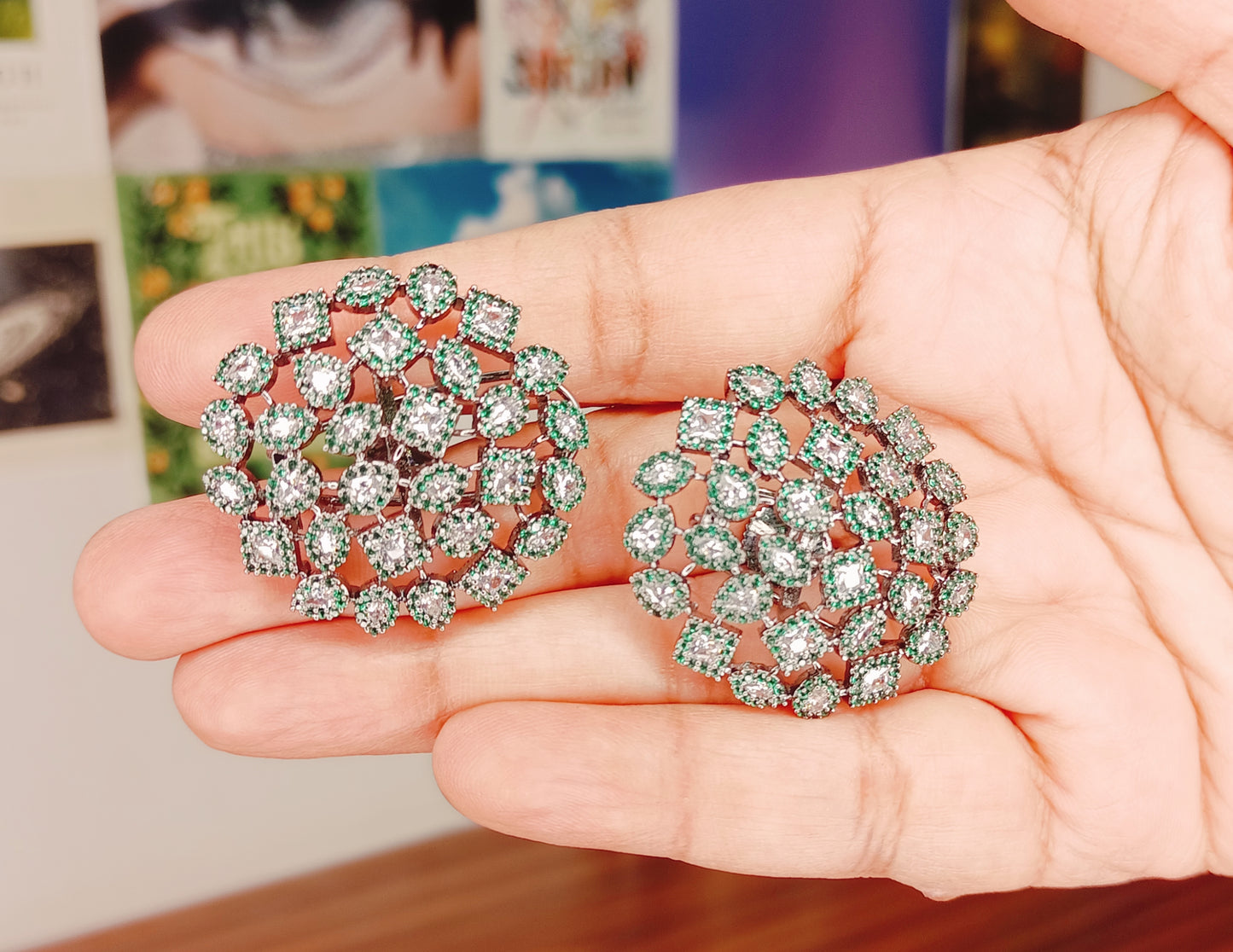 Crystal Stone Earrings