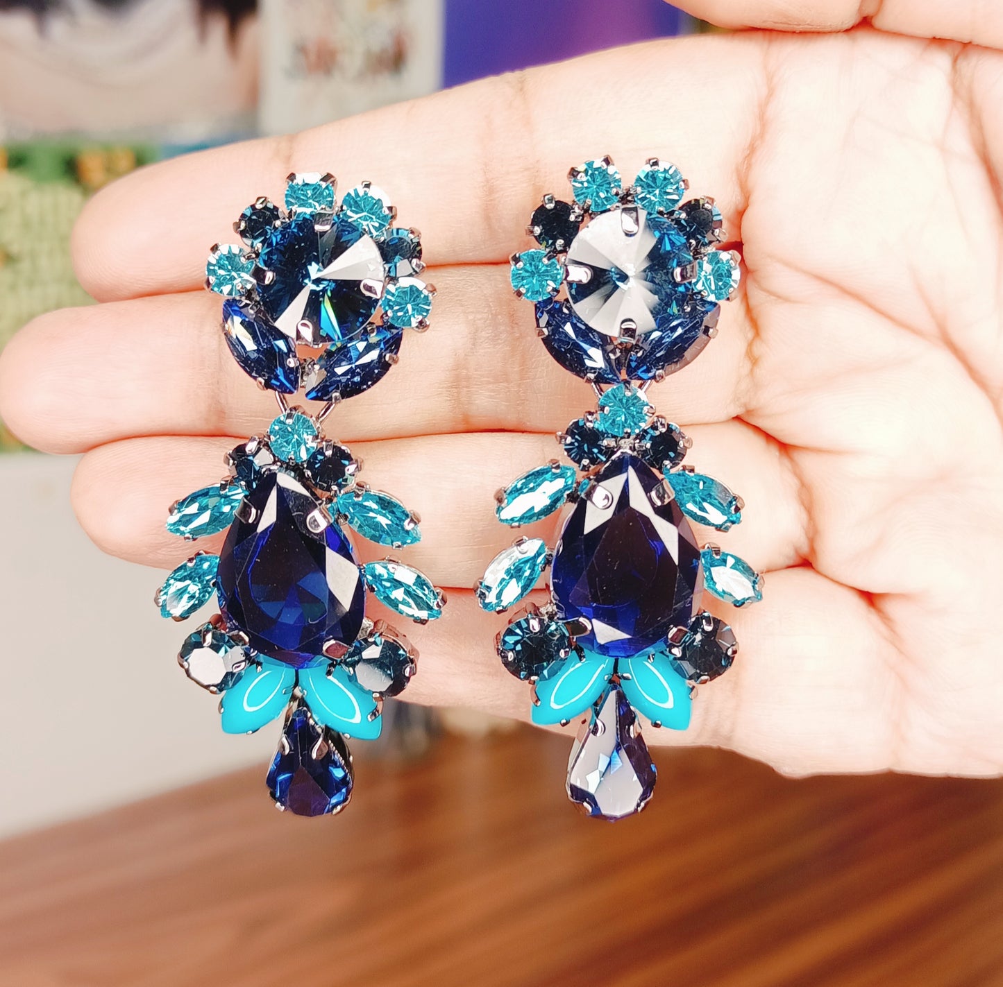 Crystal Stone Earrings