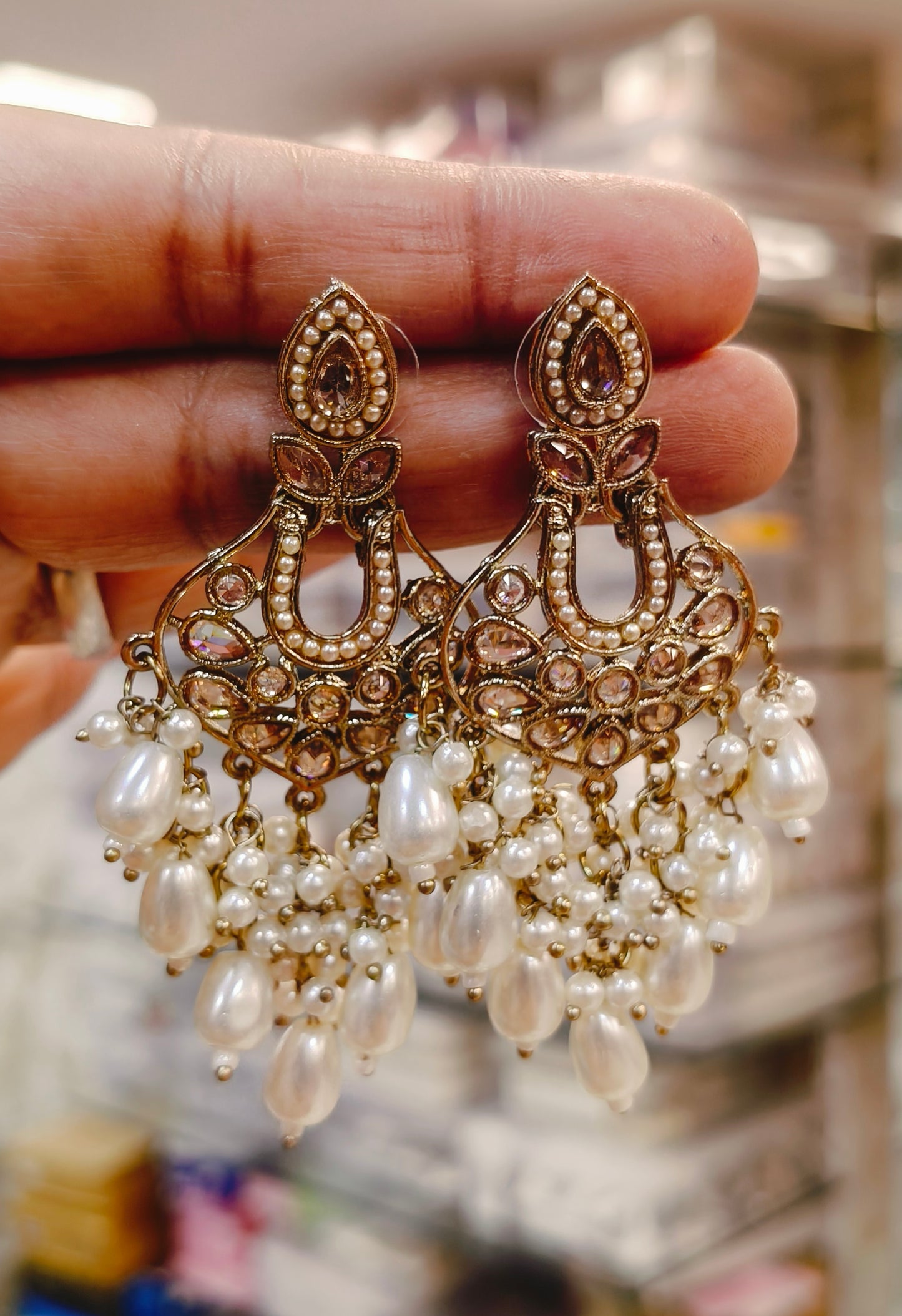 Kundan Chandbali Earring