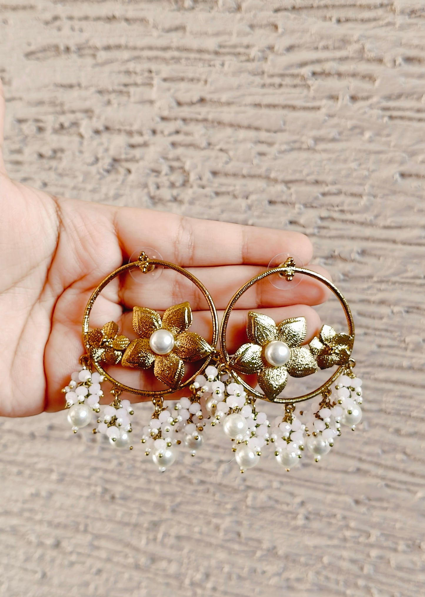Traditional Pink Earrings