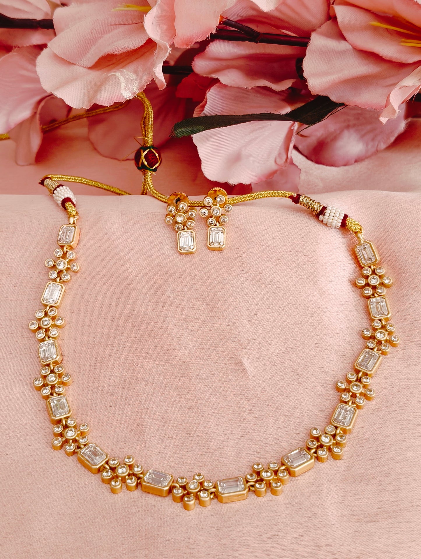 Gold Plated Kundan Necklace