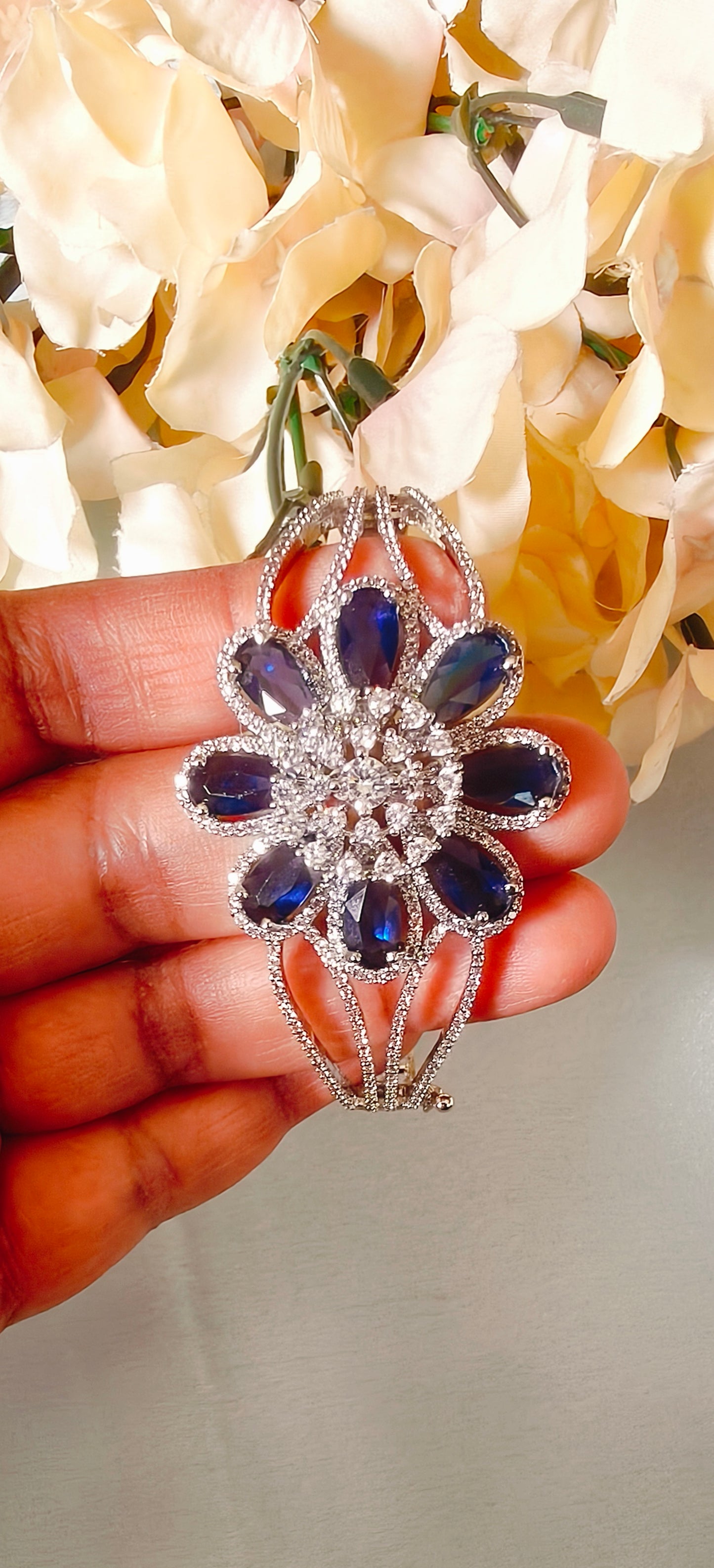 Blue American Diamond Bracelet