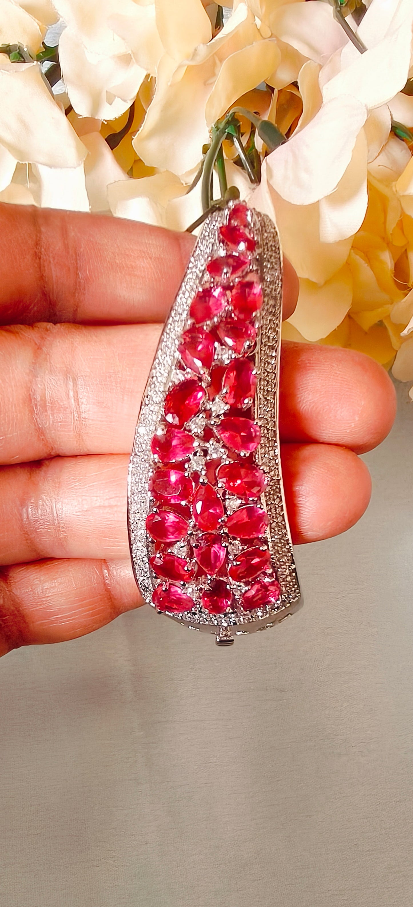 Ruby American Diamond Bracelet
