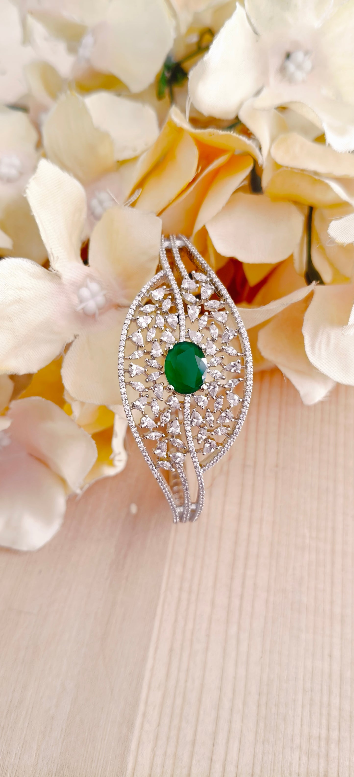 Emerald American Diamond Bracelet