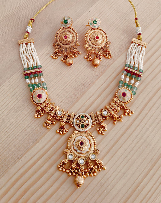 Meenakari Heritage Necklace