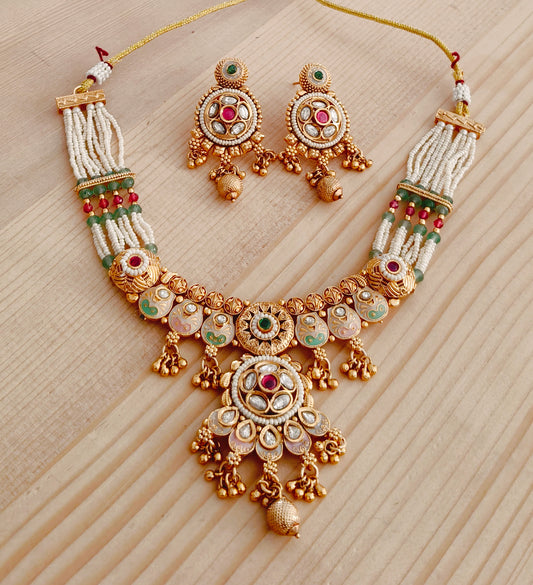 Meenakari Heritage Necklace