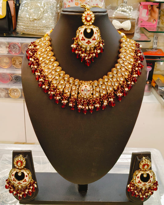 Meenakari Kundan Necklace