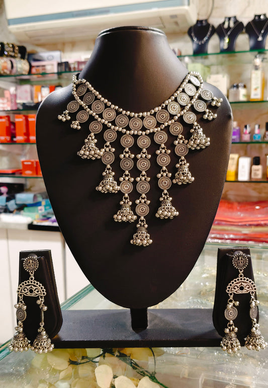Oxidised Necklace
