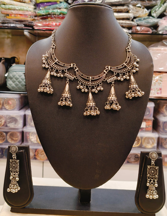 Oxidised Necklace