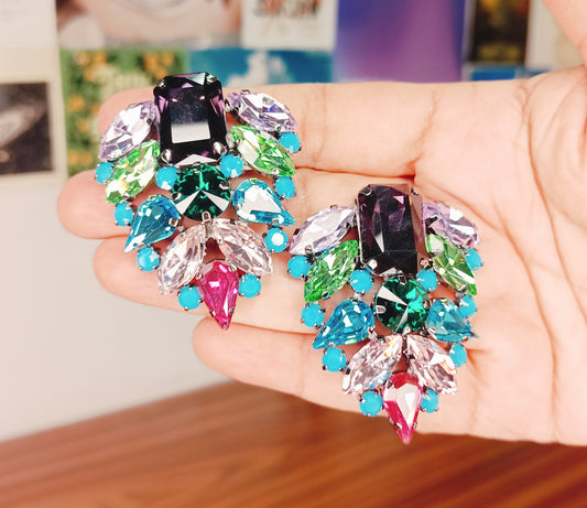 Crystal Stone Earrings