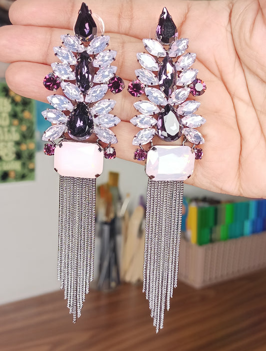 Crystal Stone Earrings