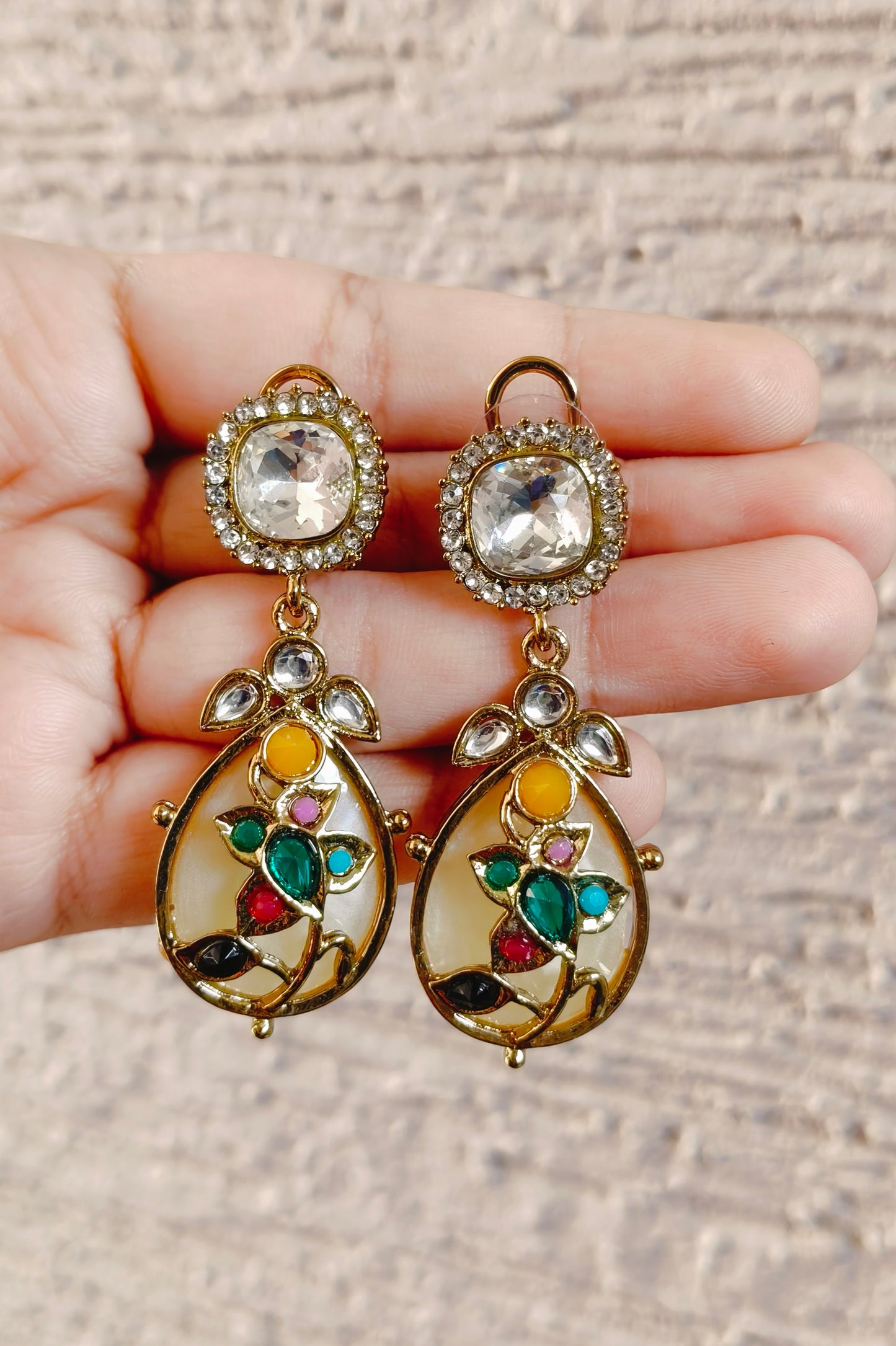 Kundan Diamond Earrings