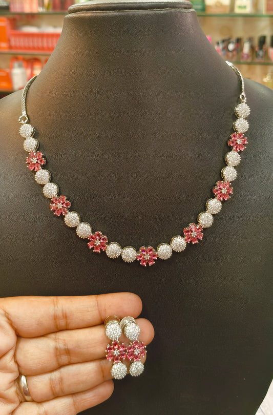 Ruby Diamond Necklace