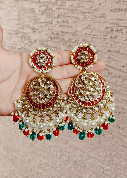 Traditional Kundan Earrings