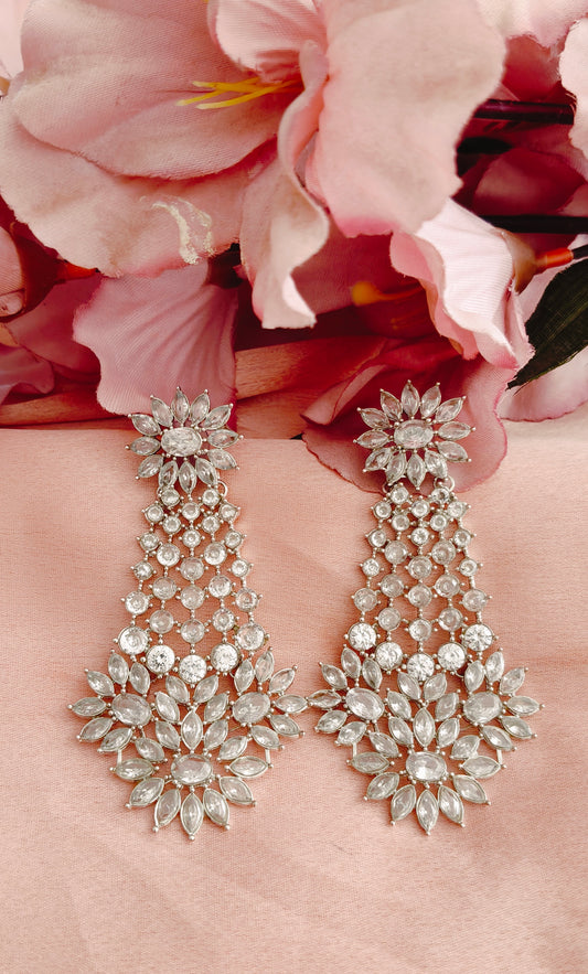 Silver Stone Earrings