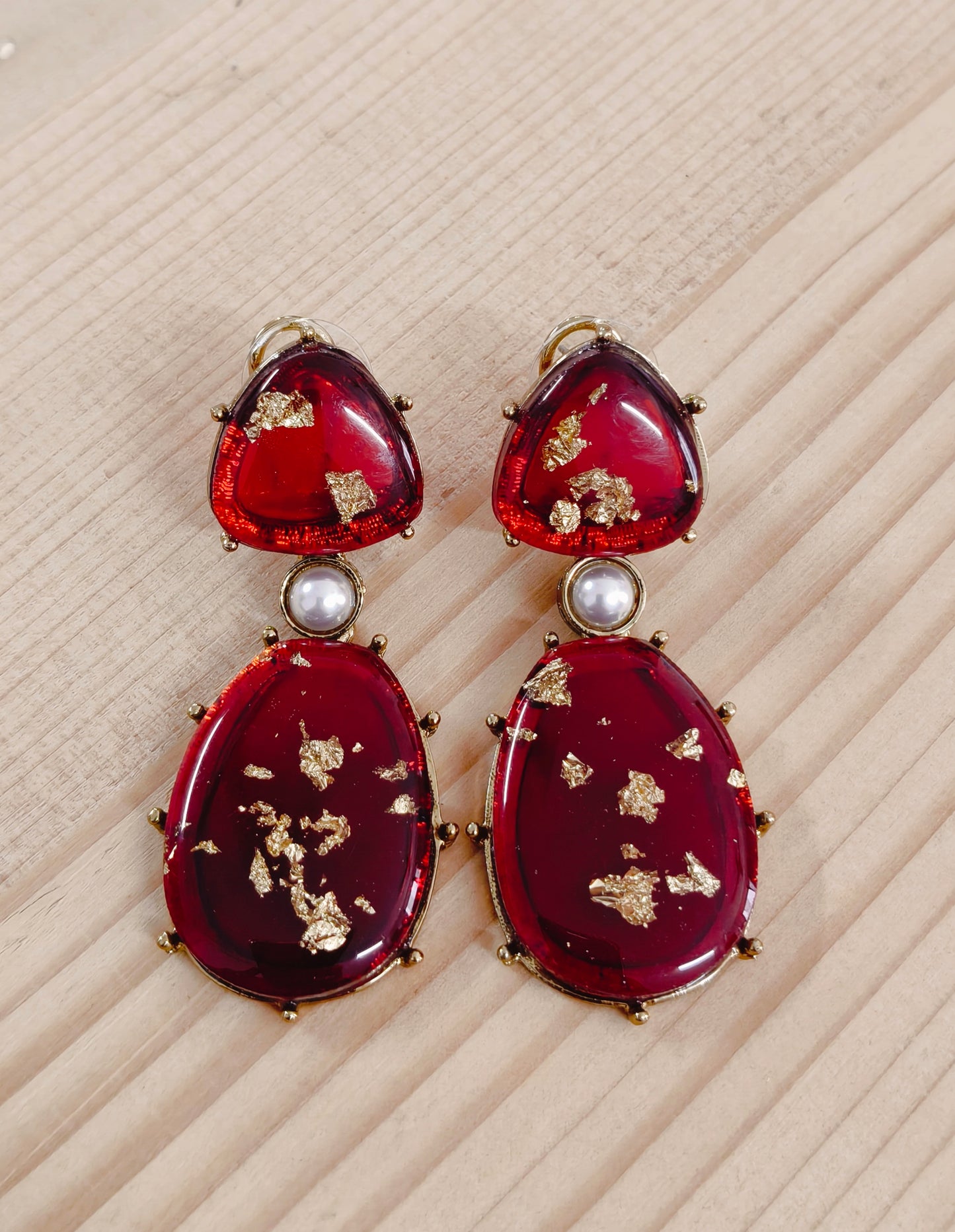 Maroon colour Earrings